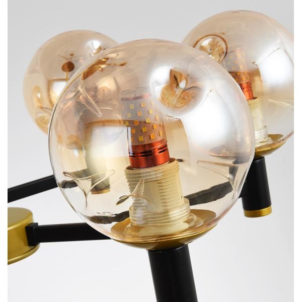 Многоголовые стеклянные подвесные лампы E27 4000K 6000K Висячий стеклянный глобус Современные подвесные лампы