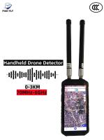 Détection de signal de fréquence précise professionnelle de 0 à 3 km de 70 MHz à 6 GHz Détecteur portable de drones avec fonction d'interférence anti-drone