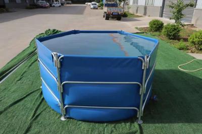 3500 Liter 5000 Liter Foldable PVC Tarpaulin Fish Pond Fish Pond Plastic Tank Diy Fish Pond