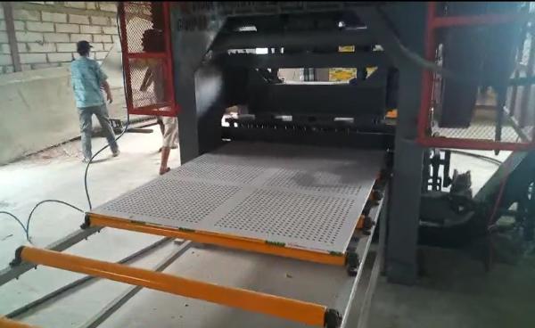 Perforated Gypsum Drywall Board Ceiling Machine Plaster False Ceiling Punching Machine For Small Business