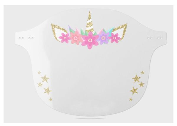 Fashion Party Cute Kids Plastic Face Shield Child'S Face Shield For 2 3 Year Old
