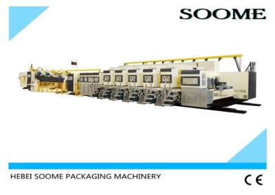 Fully Automatic Flexo Printer Slotter Die Cutter , Rotary Die Cutting Equipment