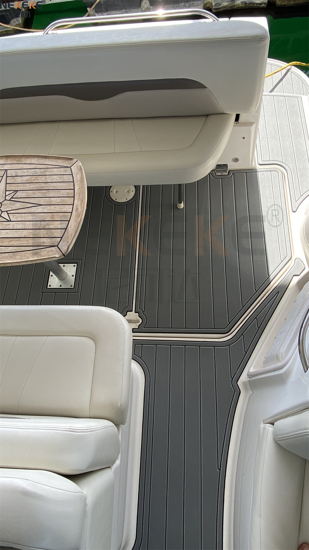 2006 Chaparral 280 Swim Platform Cockpit EVA Faux Teak Deck Flooring Marine Mat Pad