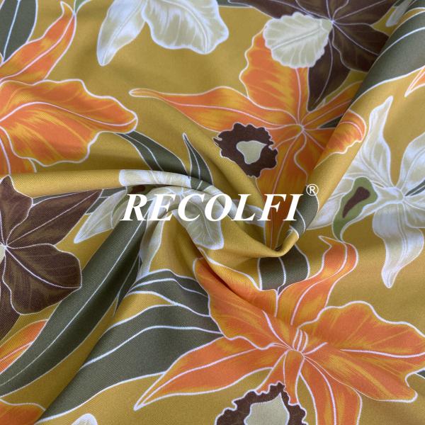 Embossed Print Activewear Knit Fabric Sun Protect Workout Yoga Wear Fabric