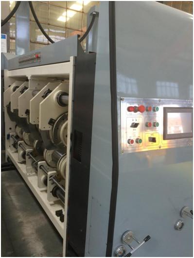 High Speed Slotter Die Cutter Multi Color Printing Electric Control Stable
