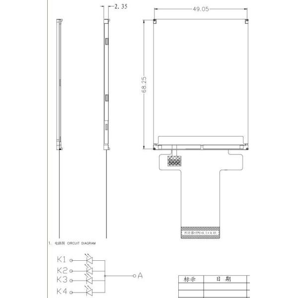 480x640 высокое разрешение TFT 2,8