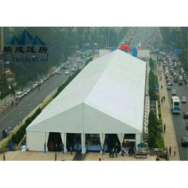 White PVC Roof Marquee Party Canopy Tent 25x45M Snow Resistant European Style