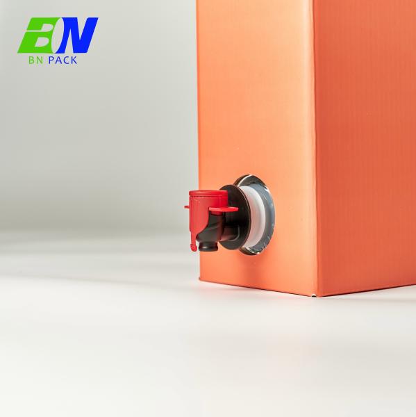High Barrier 1L 3L 5L 10L Bag In Box With Valve For Wine Apple Juice Orange Juice