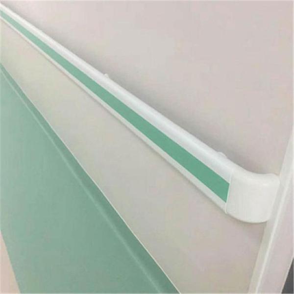 Поручень коридора алюминиевый профилирует проход дома престарелых против PVC лестниц стены