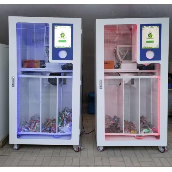 автомат бутылки любимца жестяной коробки 3in1/алюминиевой консервной банки обратный с compactor