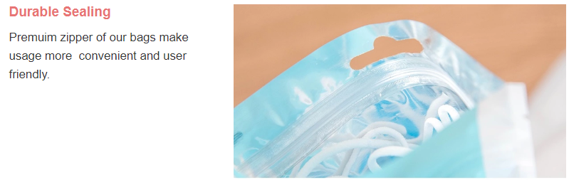 Anti Static Thickness 0.09mm CPP Ziplock Stand Up Pouch