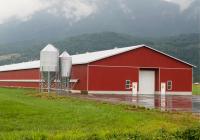 Cores de parede exterior personalizadas Edifícios e estruturas agrícolas sustentáveis