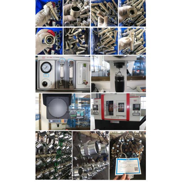 Колцеобразное уплотнение штуцера трубы штуцеров трубы шланга гидросистемы нержавеющей стали углерода Swaged