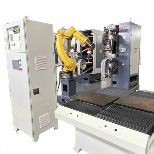 Plumbing Handle Automatic Polishing Machine 15KW With FANUC M-10iA Robot