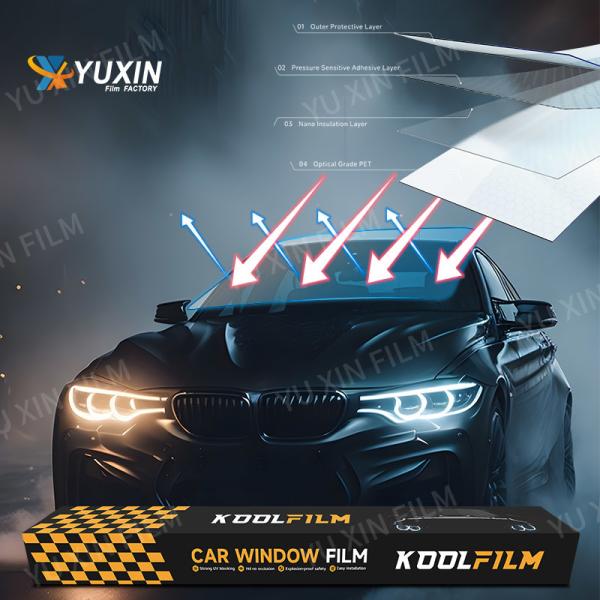 60inchx100ft PET Reflective Window Film For Cars , Mirror Effect Window Film