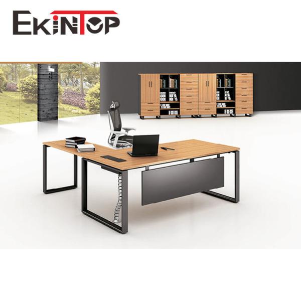 Стол меламина домашнего исследования Extendable для секретарши OEM босса главного исполнительного директора