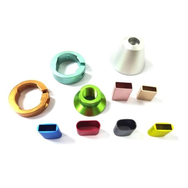 Silver Anodized CNC Precision Machined Parts , 0.002mm CNC Machine Aluminum Parts