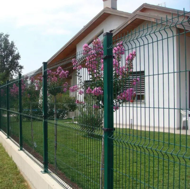 3D Profile Security Fencing Panels Reinforced Mesh With Modular Mounting System