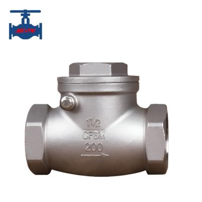 Versatile Standard SS Threaded Swing Check Valve for General Applications