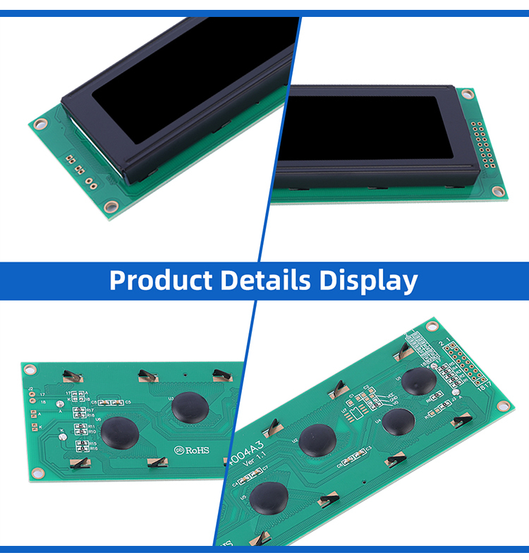Russian BTN Black Film 4004A3 4X40 4004 18PIN LCM Parallel Port ST7066U Character LCD Screen