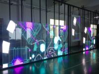 exposição de diodo emissor de luz 1920Hz de vidro transparente