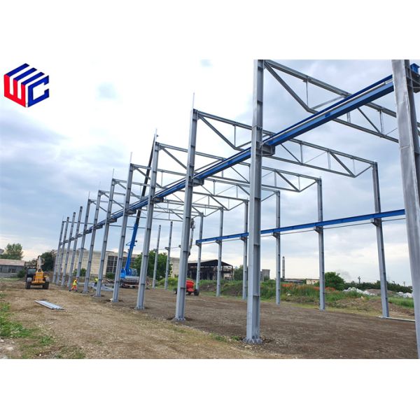 Rigid Cold Formed Steel Portal Frame Structure Industrial Heavy Duty