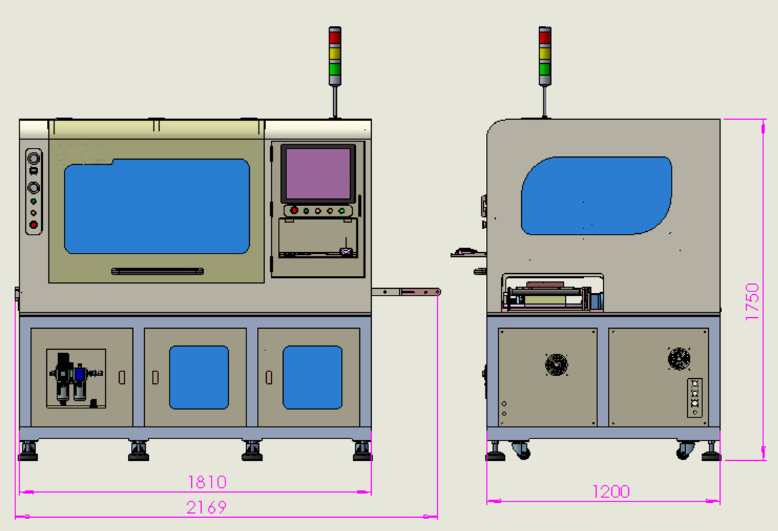 Dual Tables Dual Spindles Inline V-cut and Milling Joints PCB Separator Machine
