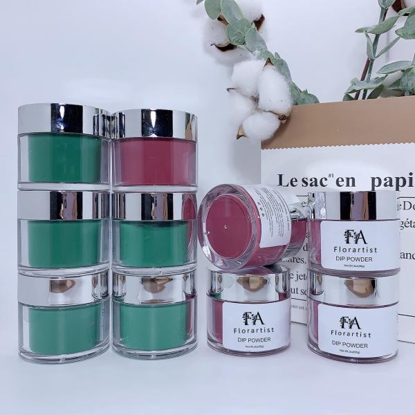 Wholesale 2000 Colors Private Logo Brand Custom Dipping Powder Color Nude Clear Nail Art Dipping Powder