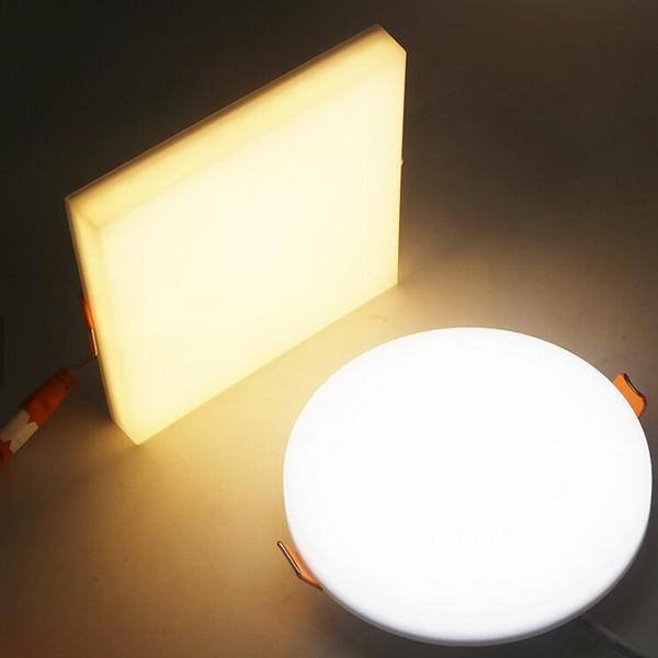 Shopping Mall Use Frameless Panel Light Insert Mount Square Version High Illumination