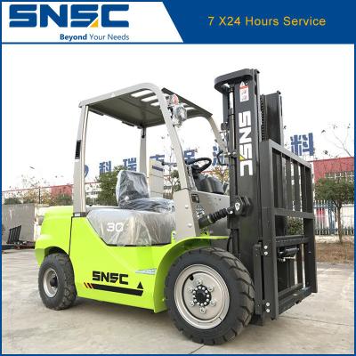 1T 5T Capacidade de carga Snsc Container Forklift com Side Shifter Cab Location Ajustável