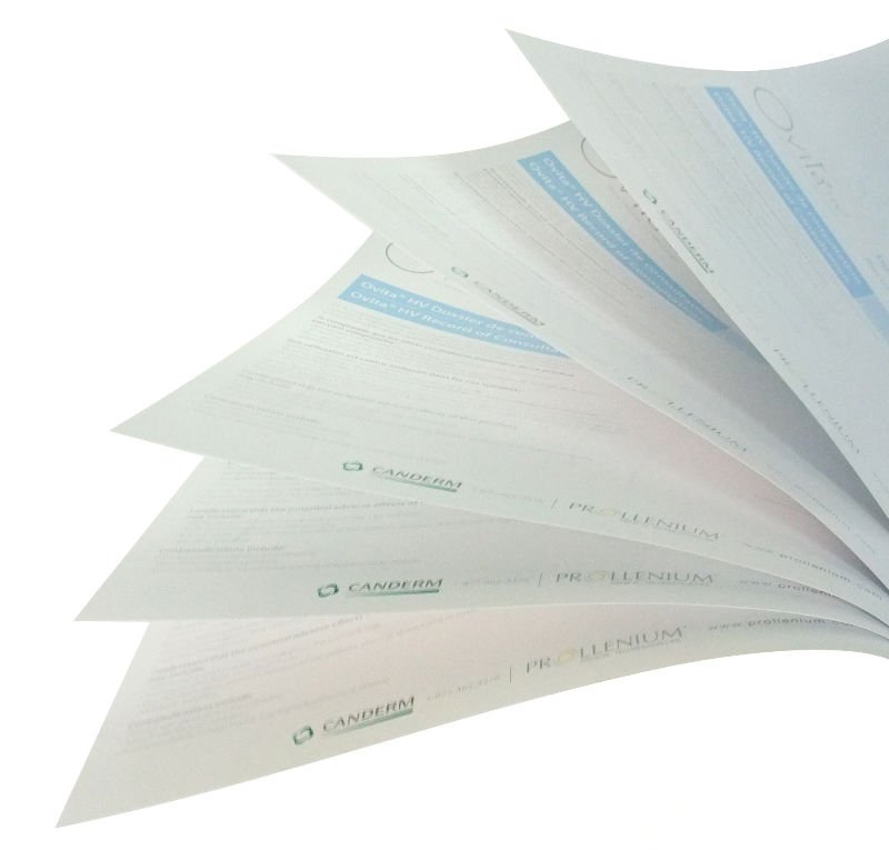 OEM / ODM Leaflet full Colour Flyer Printing services of 157gsm C2S art paper