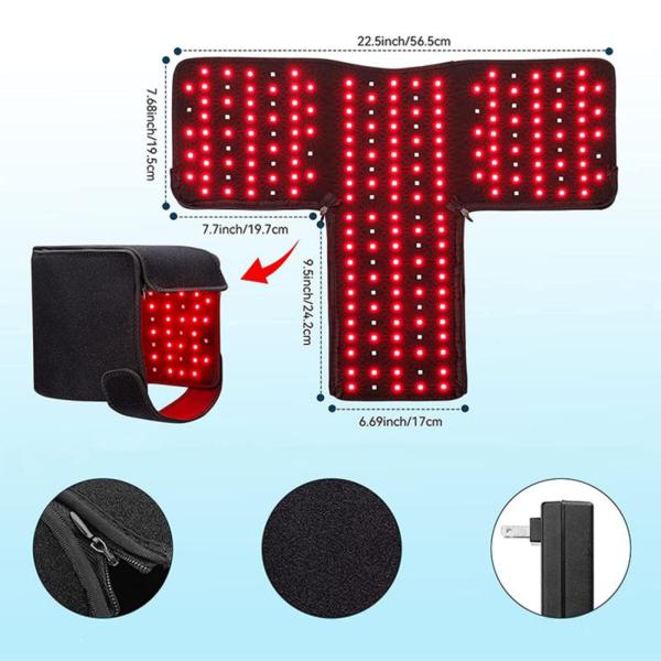 150 светодиодов 660 нм и 830 нм длина волны инфракрасный свет Весь организм терапия роста волос лазер инфракрасный свет капот