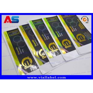 Стикеры ярлыка винила сусального золота для вводимых стероидных пробирок Muscle Growth Enanthate