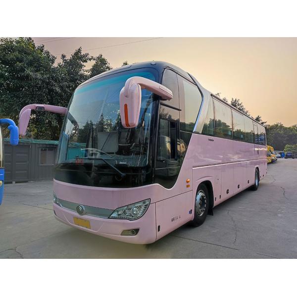 Luxo rosa usados Yutong ônibus Euro 5 LHD usados ônibus diesel Shuttle para venda