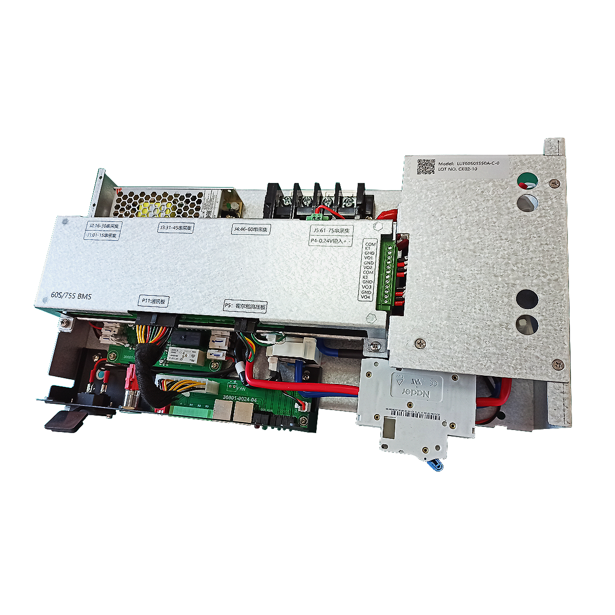 LFP ESS BMS, Lifepo4 BMS 96v Интегрированный для домашнего солнечного отключения