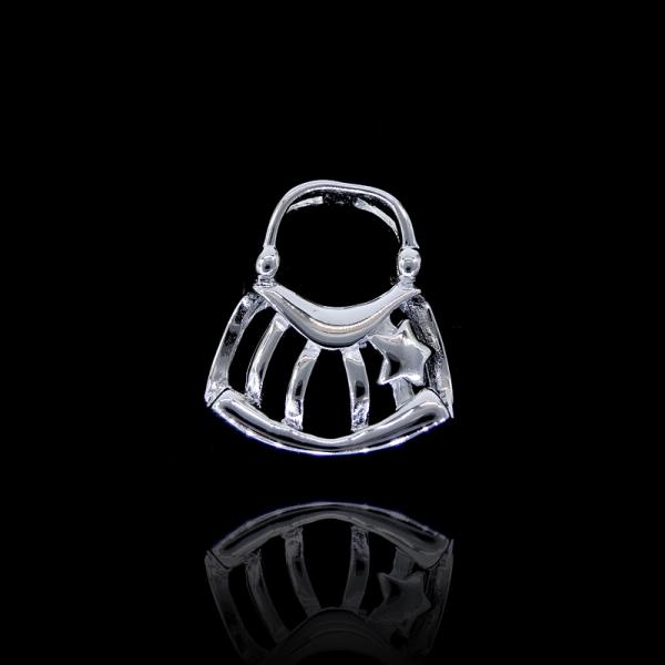 Шкентель сердца клевера лепестка форменный, творческий реальный серебряный изготовленный на заказ шкентель для девушки