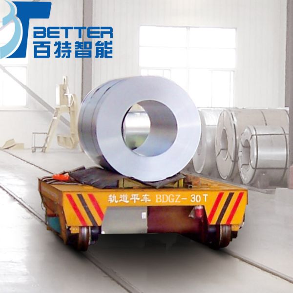 25 Ton Electric Transfer Cart Rail Trolley For Steel Mill Steel Industry