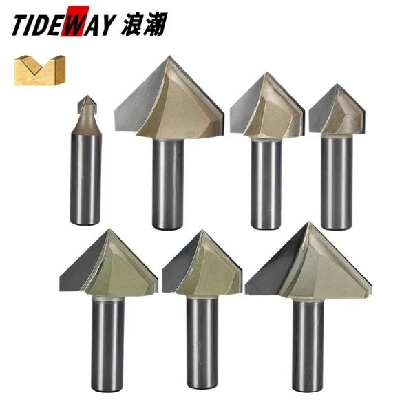1/2 X 1/4  CNC Router Bit OBM Controllable  Pcb End Mill Cnc Router Bits