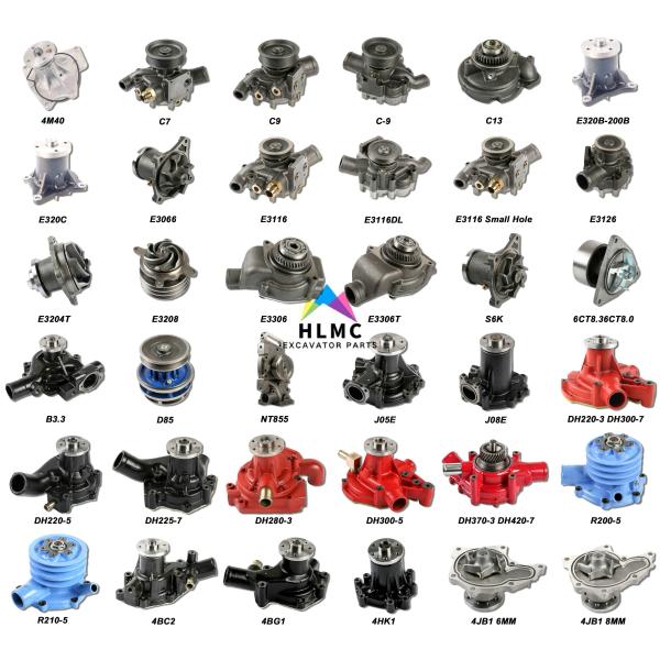 6735-61-1500 Factory Price Excavator Engine Spare Parts for PC200-6/6D102 Water Pump