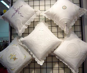 45x45 cm 100% natural cotton crochet hook pillow cover cushion cover white beige for sofa
