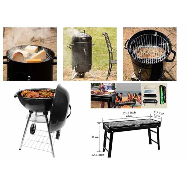 Best Sale Cheap Charcoal Grill Garden BBQ Grill Folding Outdoor Charcoal Smoker Korean Bbq Grill Table