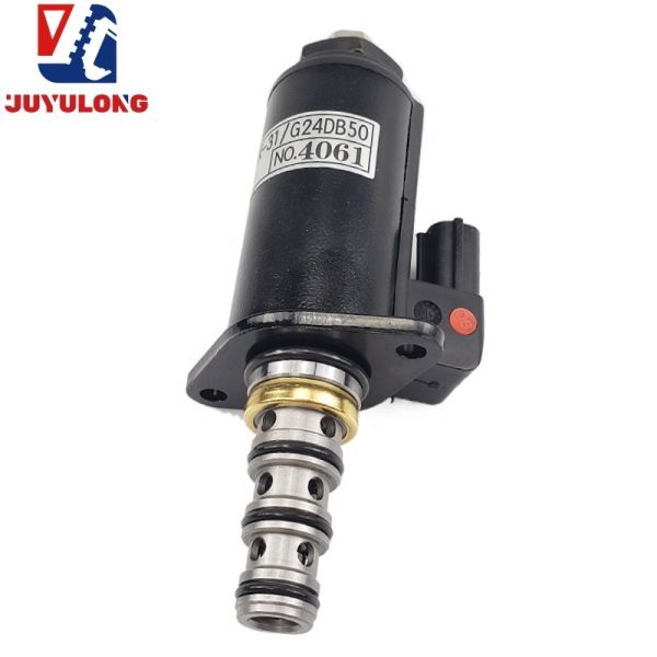 JUYULONG for Kobelco SK200 250 260-6E-8 G24DB50 Excavator Safety Lock Solenoid Valve YN35V00050F1 Construction Machinery Parts
