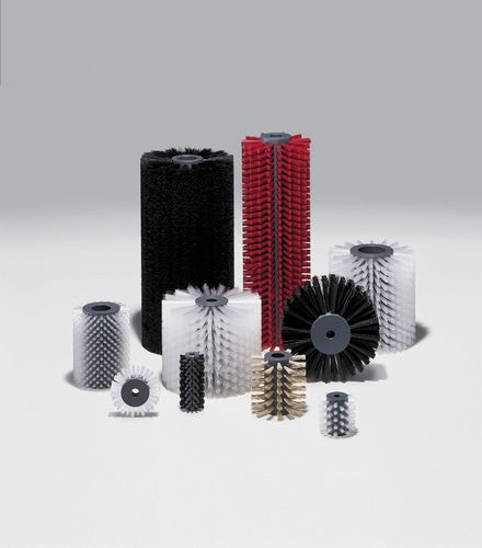 Industrial Custom Nylon Roller Brush For Press Machine Colour Cleaning