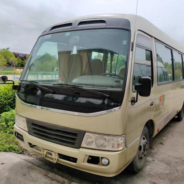2nd Hand Toyota Coaster Bus City Shuttle 21 Passenger diesel bus