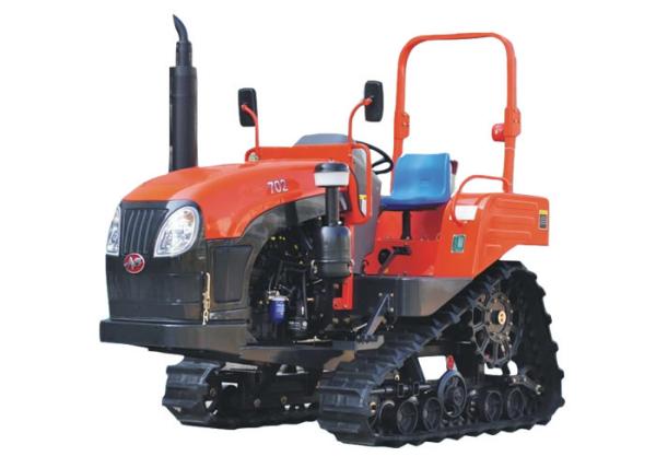 New 70HP Farm Crawler Track Tractor with Steering Wheel for Rice Paddy and Dry Field
