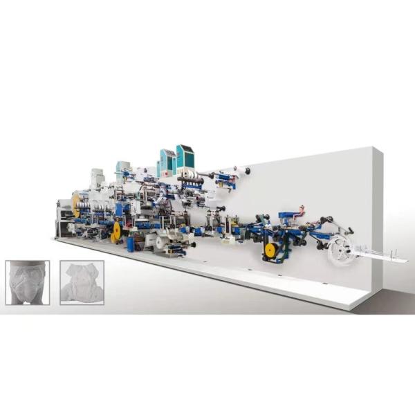 Máquina automática da fabricação do tecido do bebê com auto sistema de controlo servo completo