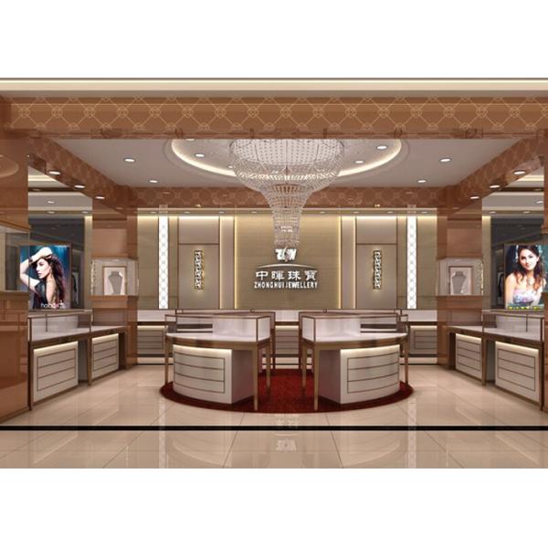 Современные изогнутые деревянные ювелирные экранные корпуса с двойным открытым шкафом двери с замками