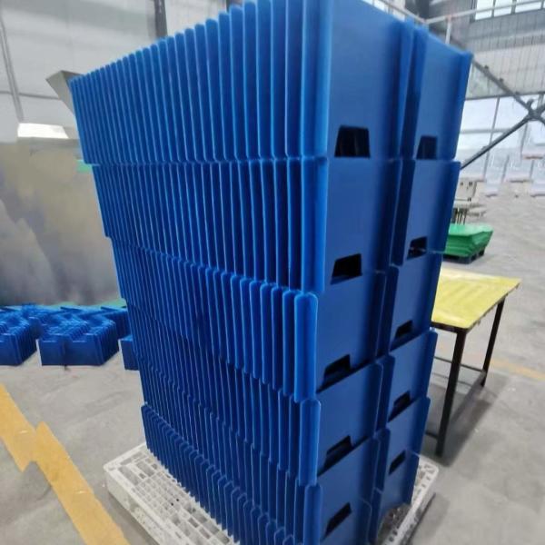 Waterproof Plastic Reusable Boxes Customized Corrugated Plastic Totes Lightweight
