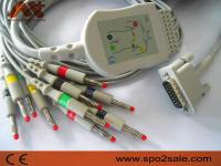 Câble de TPU Philips ECG pour M2461A, M3702C, 989803107711, 989803175901