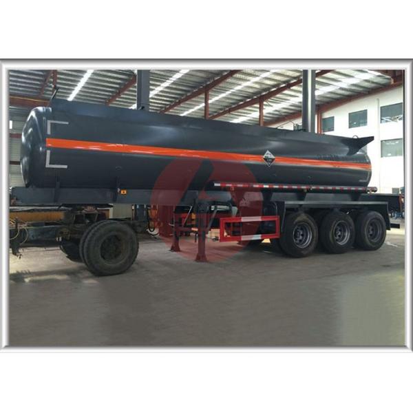 Dangerous Liquid Chemical Delivery Truck Sand Blasting Painting  Safe Driving